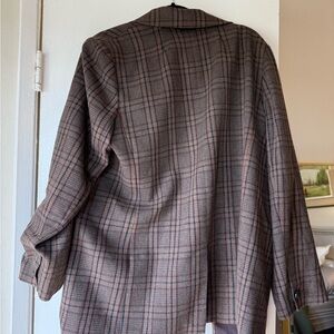 Madewell Oversized Plaid Jacket